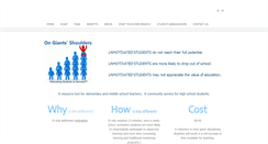 Desktop Screenshot of ongiantsshoulders.org
